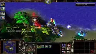 Warcraft 3 Frozen Throne Act Three: A Blaze of Glory Rexxar Campaign My Full Gameplay Hard Part 12