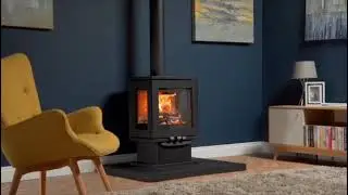 Purevision Linear LPV5 3 Sided Wood Burning Stove