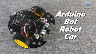 Arduino Bat Robot Car from Jun-Electron | ultrasonic | infrared