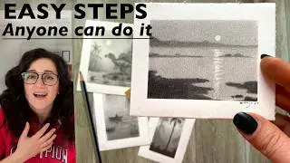 4 EASY small scenic landscapes BEGINNER DRAWING TUTORIAL ✏️simple pencil on paper Unintentional ASMR