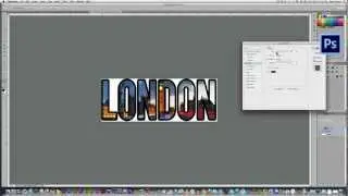 Photoshop CS6| Creating a Clipping Mask (Picture in Text)
