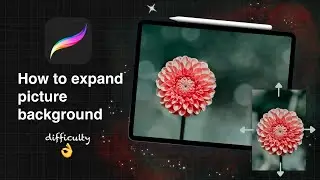 How to Expand image background in Procreate
