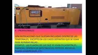 TIPOS DE INSTALACIONES ELÉCTRICAS TALLER DE ELECTRICIDAD RAMIREZ R. MARCO ANTONIO