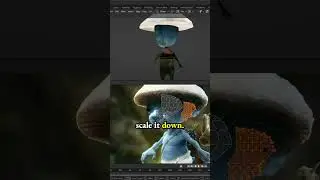 Scale and Move UVs to project blended texture for Smurf Cat meme - low poly 3d model in Blender
