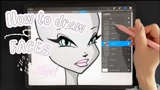 HOW TO DRAW FACES | shushawinxart