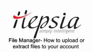 Upload a file with the Hepsia Control Panel