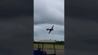 P-40 WarHawk flyby