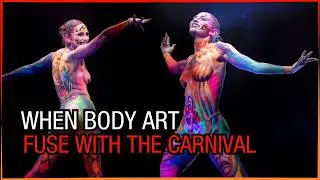 When Body Art fuse with Carnival - when models get ready for the World Championship 2026 in Spain
