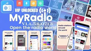 MYRADIO FM-AM ANDROID VIP EXCLUSIVE || AKSES STASIUN RADIO DI SELURUH DUNIA