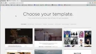 Setting up your Squarespace 7 Account