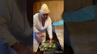 как быстро запарить веник в бане #баняпоуму
