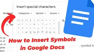 How to Insert Symbols in Google Docs (Special Characters)