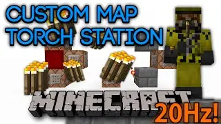 Custom Map Torch/Item Station (Super fast!) - Minecraft