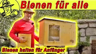 Keeping bees without being a beekeeper: The BeeBox in the self-sufficient garden