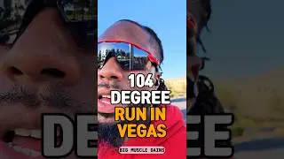 WEIGHT LOSS HACK... 104 DEGREE RUN IN VEGAS..#fitness