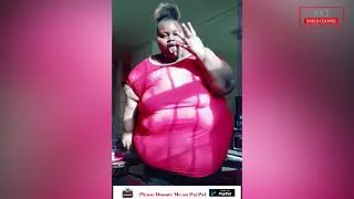 SSBBW lady Dancing | bbw girl | ssbbw big booty dance | cute big girl | ssbbw big booty