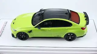 TSM Model 1:43 BMW AC Schnitzer M3 Competition (G80) Sao Paulo Yellow (TSM430738) Resin Car Model