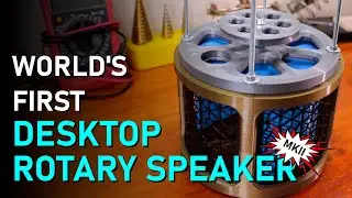 Ep. 8 Assembling The New MKII Rotor - World's First Desktop Rotary Speaker -