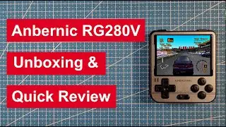 Anbernic RG280V PS1 Budget Emulator | Unboxing and Quick Review