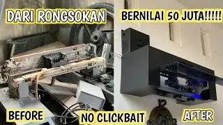 PAJANGAN DINDING DARI BARANG BEKAS BISA GERAK + NYALA!!!!😂WALL ENGGINE ART