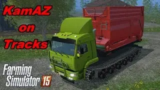 Farming Simulator 2015 Mods - Truck KamAZ Tracks