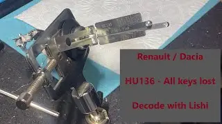 HU136 - Unlock and decode with Lishi for Dacia / Renault