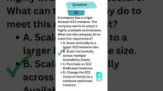 Q29: AWS cloud practitioner exam questions 