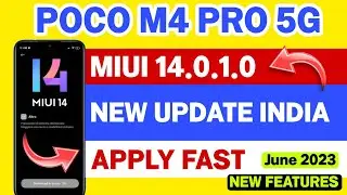 Poco M4 Pro 5G MIUI 14.0.1.0 New Update | Poco M4 Pro 5G Update | New Features | Bugs Fixed.