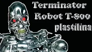 Como Hacer A Robot T-800 Con Plastilina/ Terminator Dark Fate/ Tutorial/ Ilustrame