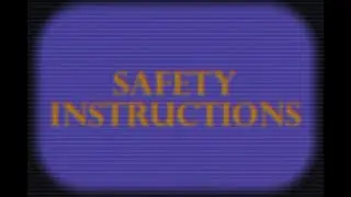 Video Cassette 1: Safety Instructions | The Man From The Fog 1.2 TRAILER