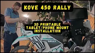 3D Printable Tablet & Phone Mount for Kove 450 Rally - Installation Guide