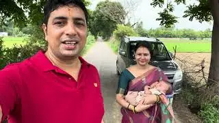 Journey To Parenthood: First Vlog With Our Baby | Shailani Mata Mandir Barabanki | @Aadi_vlogs.