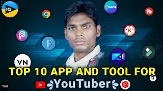 Top 10 mobile app and tools for new youtube 2023 ! most popular app and tool for beginner youtuber !
