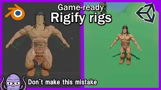 How to PROPERLY use rigify for games