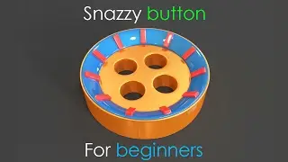 Making this will help you (button) - 3ds max speed tutorial