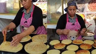 الملوي و الحرشة بطريقة إحترافية من يد بائعة فطائر