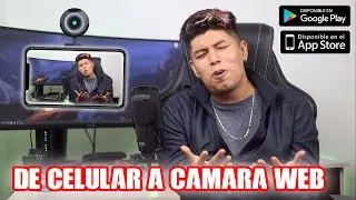 😱Como Usar TU CELULAR como WEBCAM en WINDOWS O MAC - Zoom, Skype, Google Meet etc.