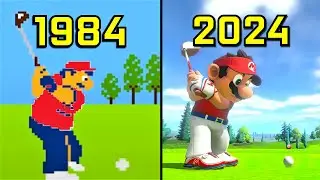 Evolution of Mario Golf Games 1984-2024