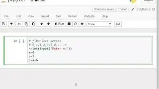 Generate Fibonacci series using while loop in python