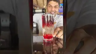 Very colorful red wine cocktail for all the wine lovers.very simple and easy cocktail 🍹❤️ 