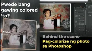 Photo Colorization- Paano ko ginagawa?
