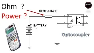 Optocoupler LED driving resistance calulation