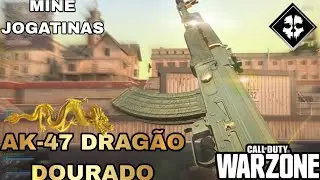 Jogando com a AK-47 mas luxuosa do warzone/MW (Dragão dourado) - Call of Duty Warzone