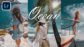 Ocean Lightroom Mobile photo Preset Tutorial | Free Lightroom DNG file