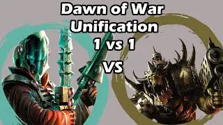 Dawn of War Unification: 1 vs 1 Orks (ReaperDudikoff) vs Eldar (OMC DR NOX)