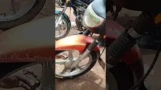 Installing a Motorcycle tyre replacement #motorparts