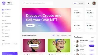 Responsive Social Media Website With Theme Customization Using HTML CSS & JavaScript - part 1