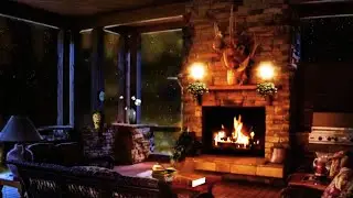 Fire place meditation Piano music