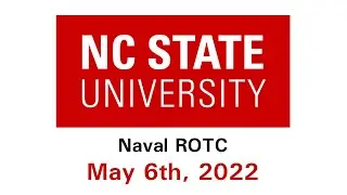 Naval ROTC Commissioning Ceremony (May 6th, 2022)