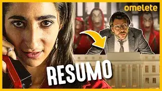 MELHOR RESUMO DE LA CASA DE PAPEL: TEMP. 1, 2 E 3 - RECAP OMELETE #FiqueEmCasa #Comigo